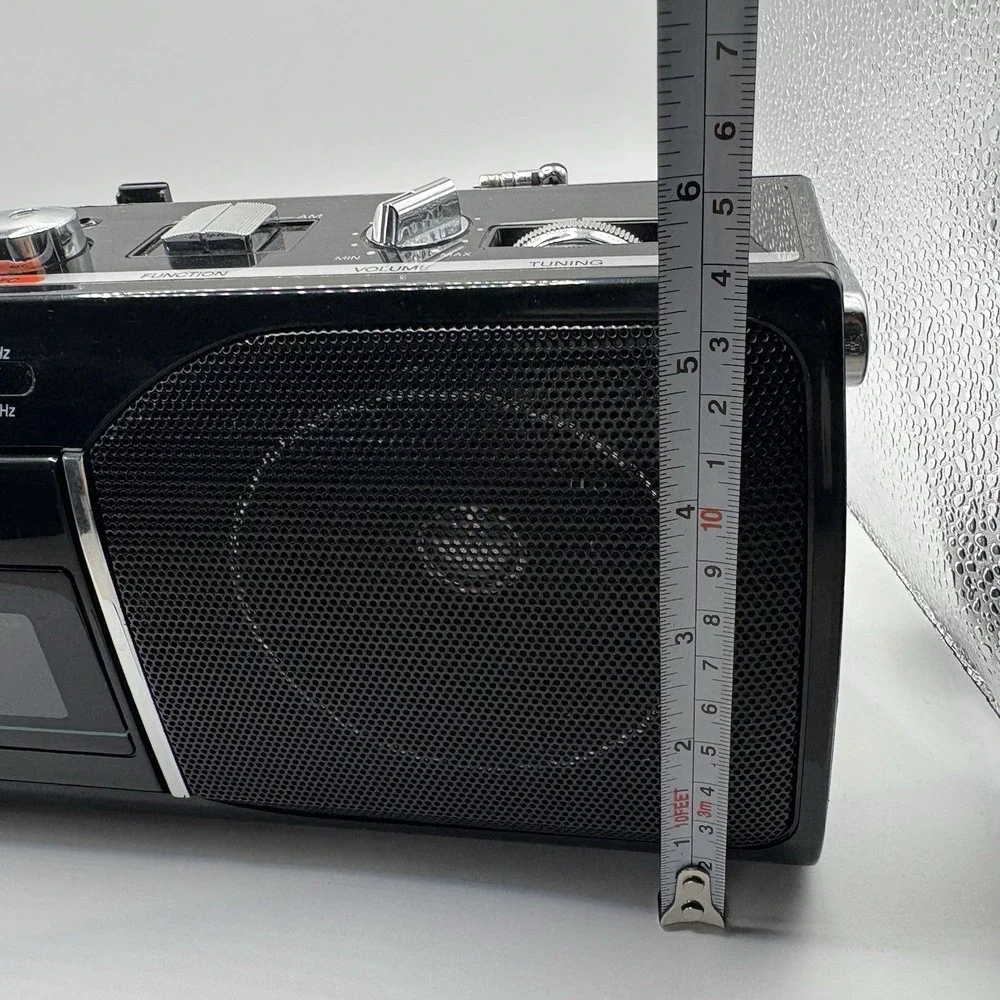 Sony CFM-130 AM/FM Radio Cassette Recorder Portable Tape Player Tested Read